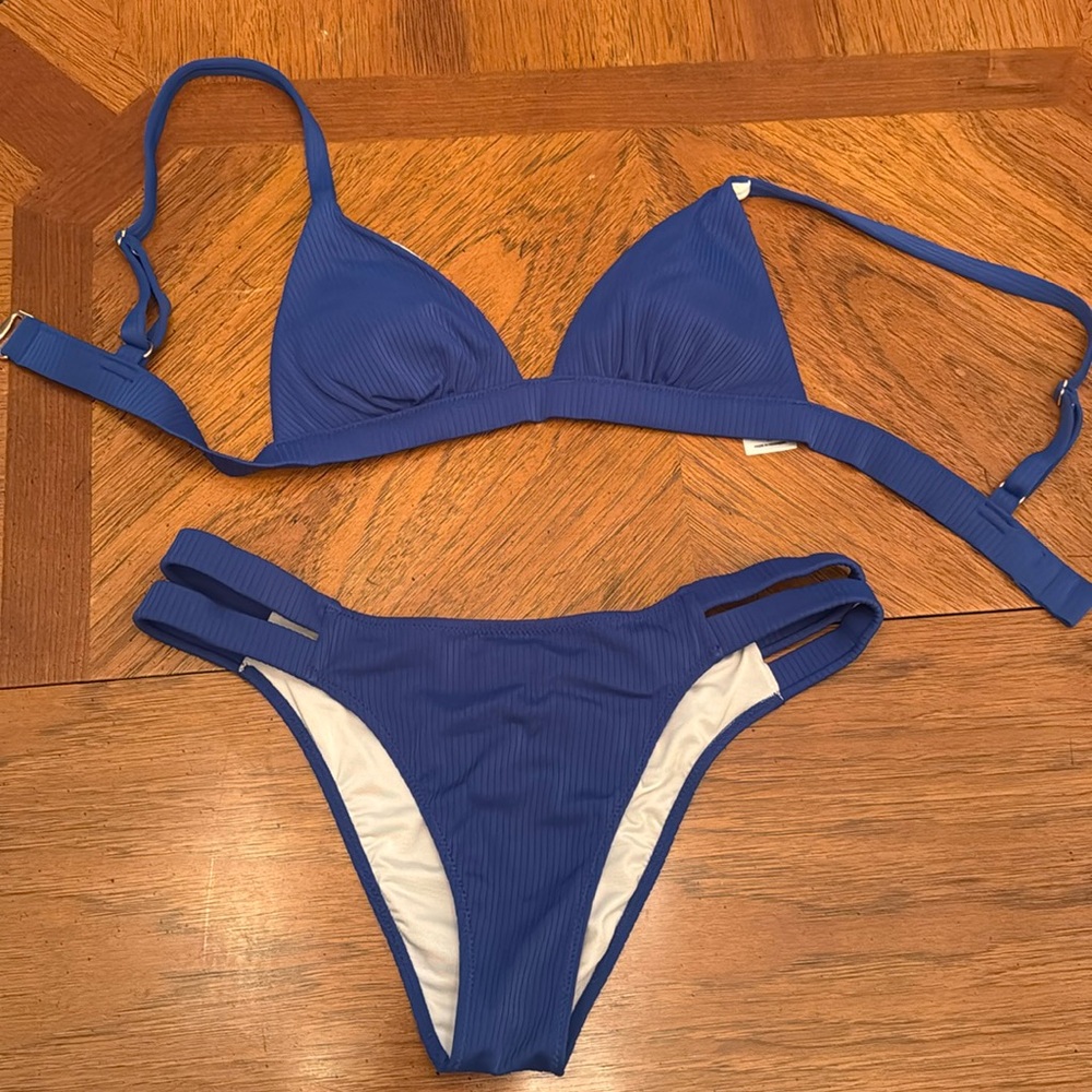 Royal blue bikini